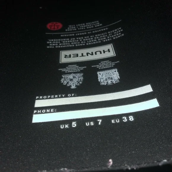 𝅺HUNTER Tall High Gloss Boots | US 7 - Picture 6 of 16